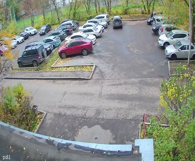 Установка видеонаблюдения на парковке в Красногорске 